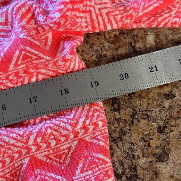 Pink Blush Womens Medium Duster Robe Geometric Color Barber Pink Tie Belt - Picture 8 of 12